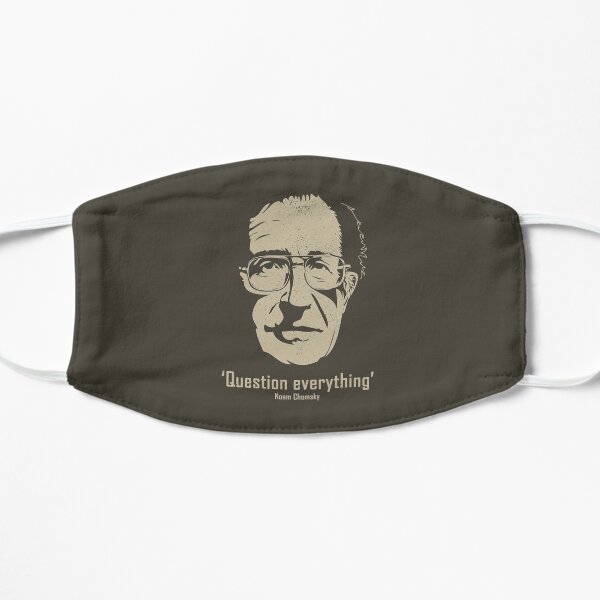 Noam Chomsky Question Everything (distressed) Mask