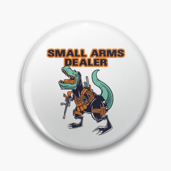 Item preview, Funny Gun Shirt T-Rex Small Arms Dealer designed and sold by CreationFirm.