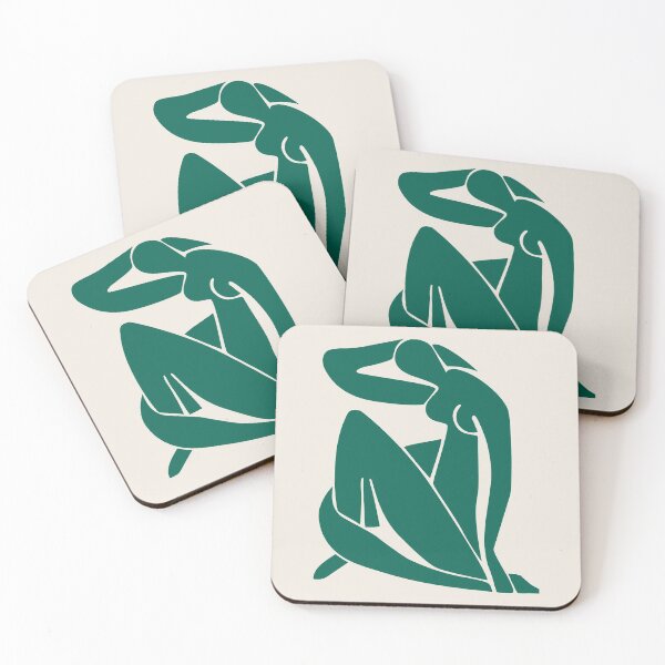 Item preview, Henri Matisse, Papiers Découpés Art Bottle Green Color, Matisse cutout Bottle Green print, Art Exhibition Print designed and sold by Jokoleo.