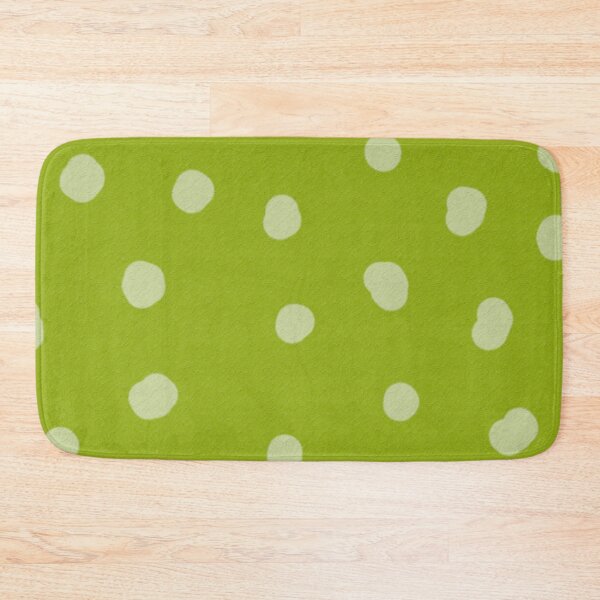 Item preview, Green back White dots (polka dots) designed and sold by Mushrankhan.