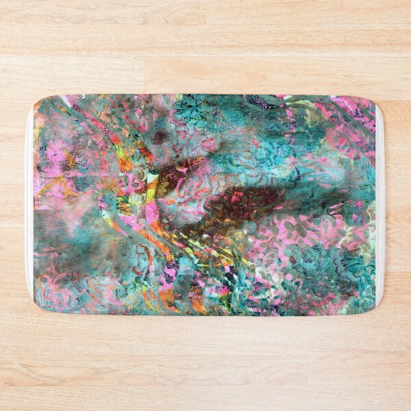 Item preview, Coral Reef Abstract Monoprint designed and sold by Heatherian.