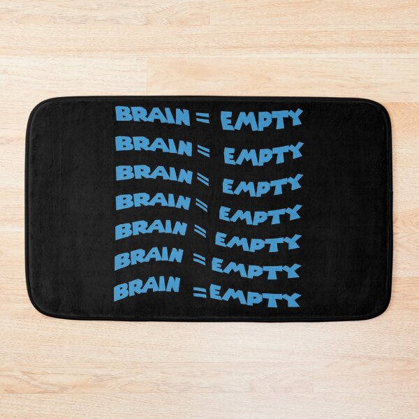Item preview, Brain = empty funny repeated  designed and sold by RicePaste.