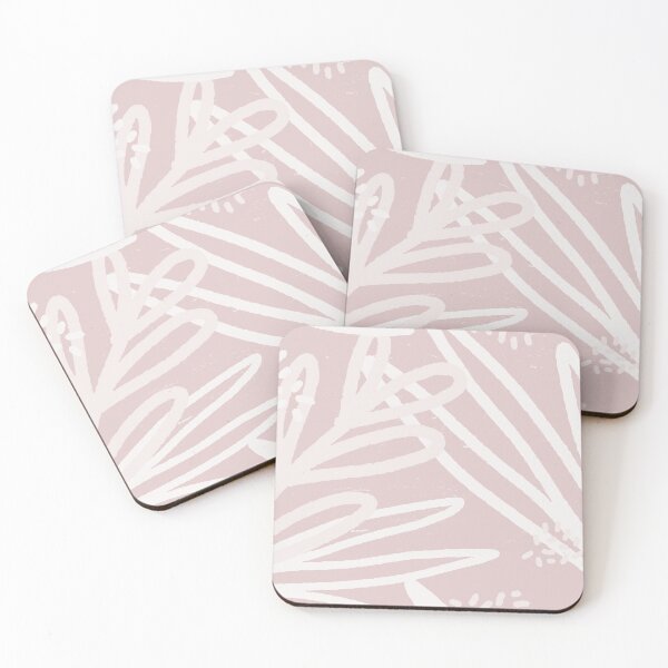 Item preview, Blush rosa y blanco abstracto floral designed and sold by RusticGarden.