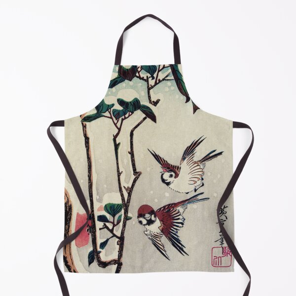 Item preview, Sparrows and Camellias in the Snow - Hiroshige - 1838 designed and sold by CJET.