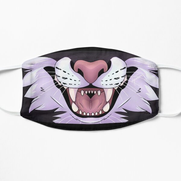 Black Cat Maw Flat Mask