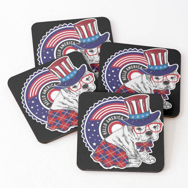 Item preview, Fun doggy character with uncle Sam's hat say hello america 2020 designed and sold by zugharo2019.