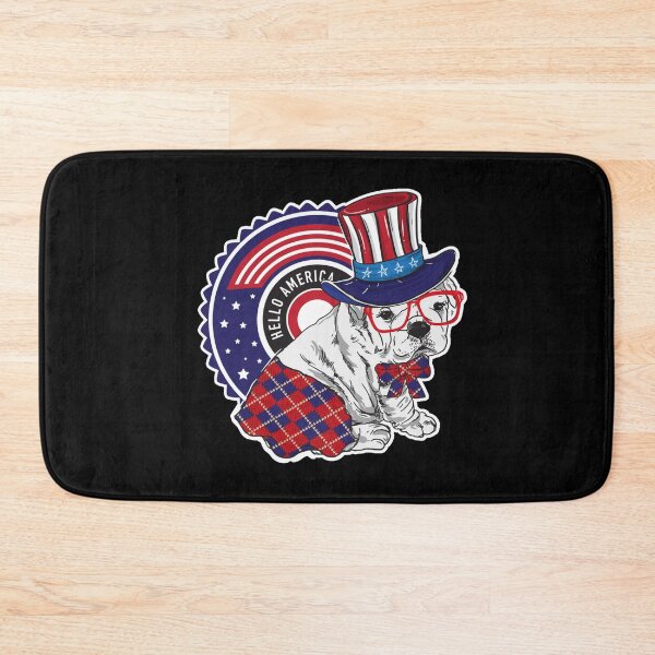 Item preview, Fun doggy character with uncle Sam's hat say hello america 2020 designed and sold by zugharo2019.