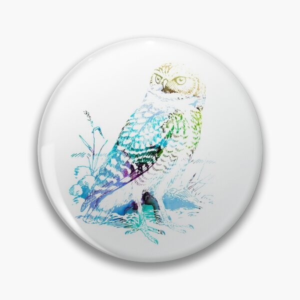 Item preview, colorful owl designed and sold by wunderbar1elf.