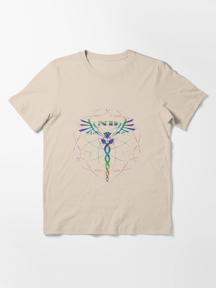Alternate view of Caduceus Saga (Neuron Dreamtime) Essential T-Shirt