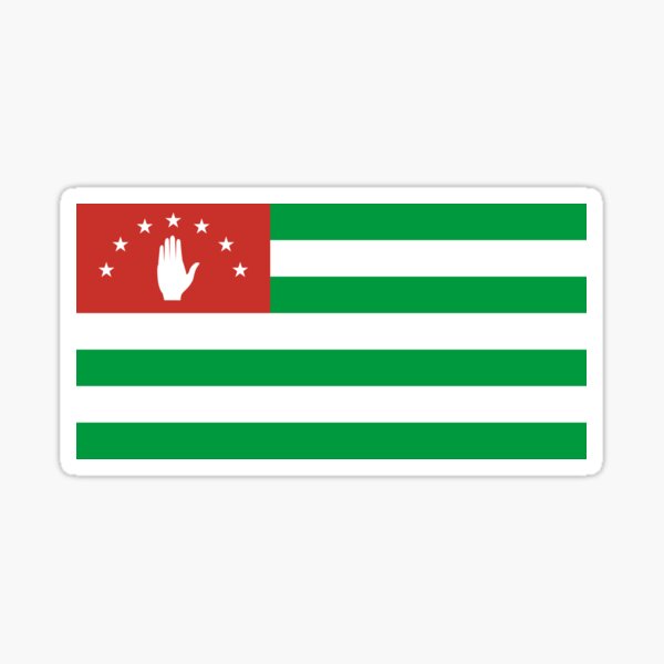 Flag of Abkhazia Sticker