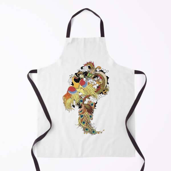Item preview, Chinese dragon and gold phoenix designed and sold by PurpleTank.