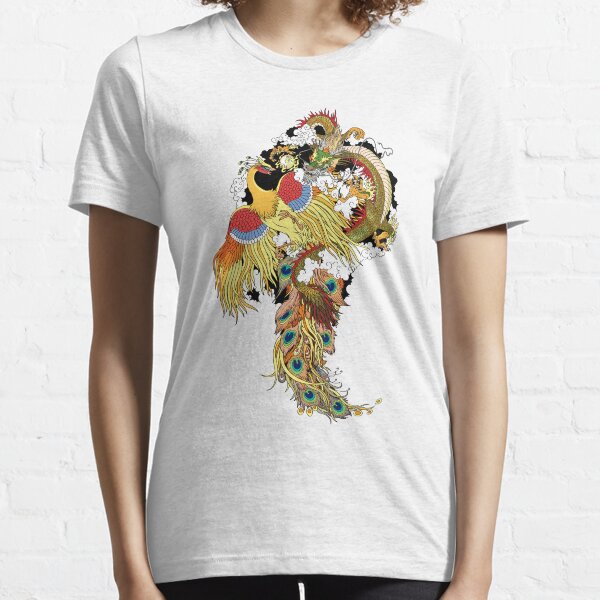 Chinese dragon and gold phoenix Essential T-Shirt