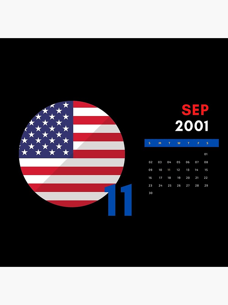  September 11 2001 Calendar Acrylic Block For Sale By Positapparel