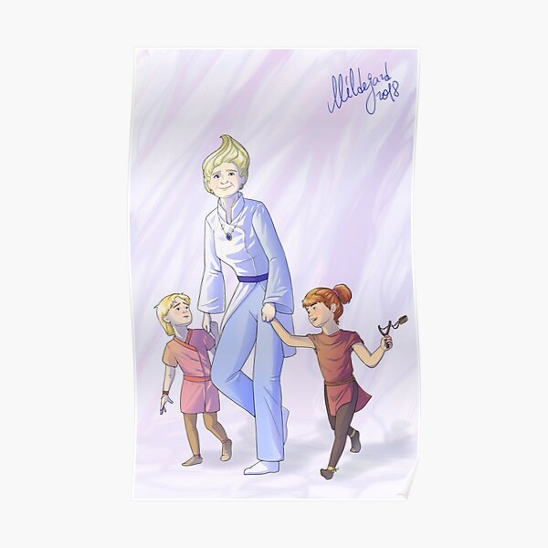 Kalare and kids from "Gifts of wandering ice" Poster