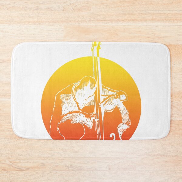 Item preview, Cool Graphic Jazz Lovers Upright Bass Player design design designed and sold by Lisbob.