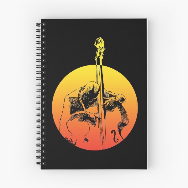 Item preview, Cool Graphic Jazz Lovers Upright Bass Player design design designed and sold by Lisbob.