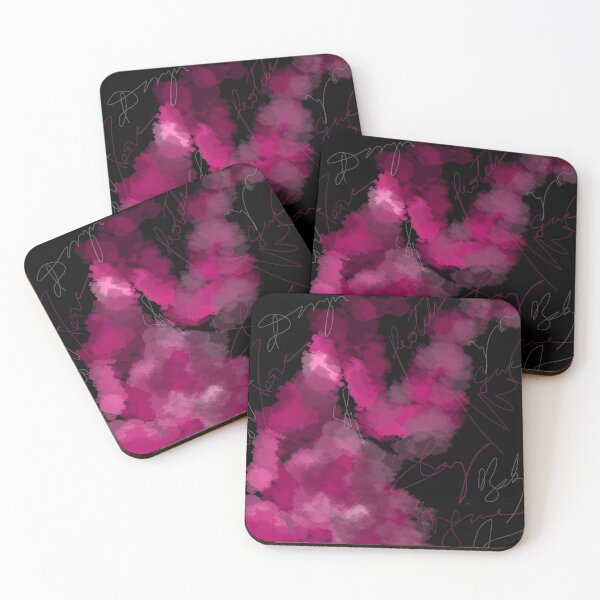 Item preview, Abstract Pink and Black painting designed and sold by SILVERAPPLE.