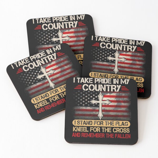 Item preview, I Take Pride In My Country I Stand For The Flag Kneel For The Cross And Remember The Fallen designed and sold by Simeon	 Dorelus.