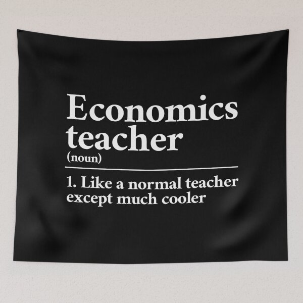 Item preview, Economics teacher definition designed and sold by Statim.