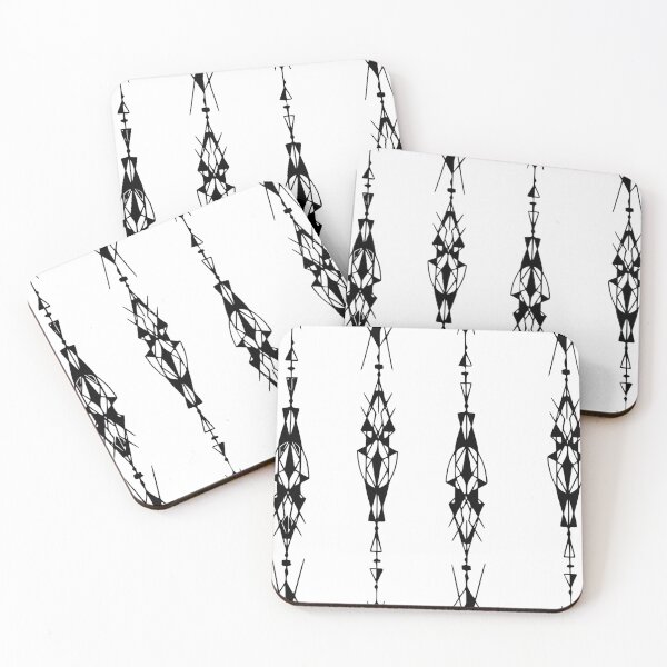 Item preview, Tribal Symbols/ black white designed and sold by SILVERAPPLE.
