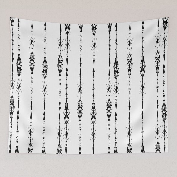 Item preview, Tribal Symbols/ black white designed and sold by SILVERAPPLE.