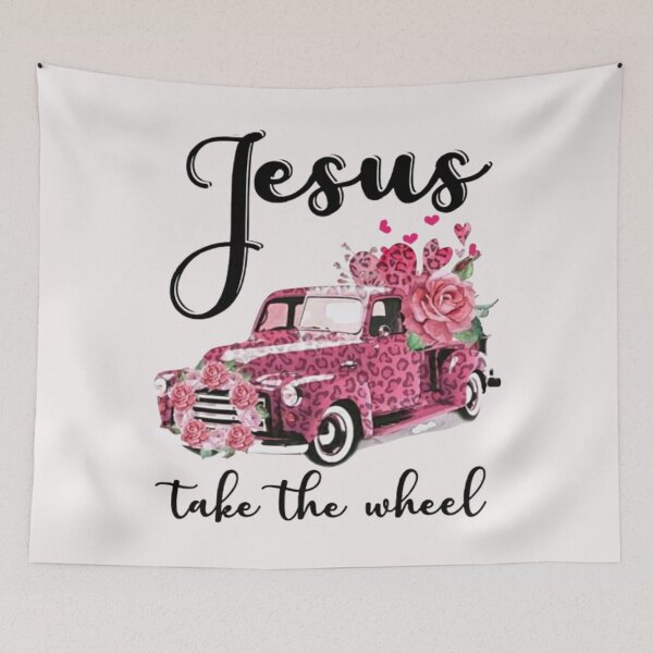 Item preview, Jesus Take The Wheel T-Shirt Leopard Floral  Pink Car Jesus Take The Wheel designed and sold by AntonetteSimo.