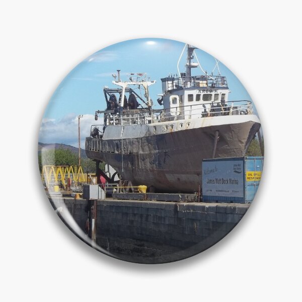 Item preview, James watt Dock Greenock Inverclyde Scotland Old Boat designed and sold by Scottish Photography .