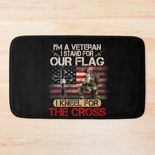 Item preview, I Stand for the Flag I Kneel at the Cross designed and sold by Simeon	 Dorelus.