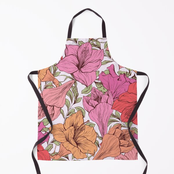 Item preview, Amaryllis flower seamless floral pattern designed and sold by ilonitta.