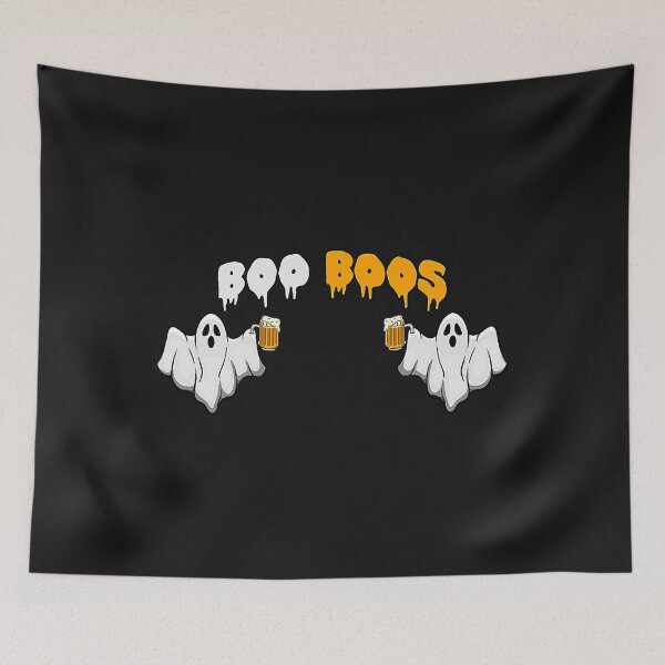 Item preview, Boo Boos - Funny Boob Booze - Ghosts Drinking Beer Boobs  designed and sold by AntonetteSimo.