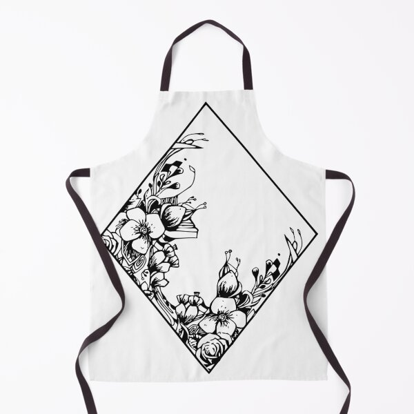Item preview, Flower tattoo style geometric art designed and sold by SILVERAPPLE.