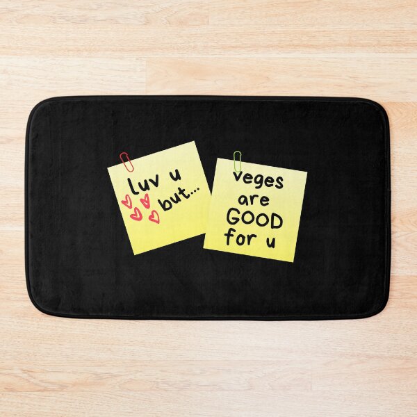 Item preview, I Love U But...Veges Are Good For U Sticky Memo designed and sold by leBoosh-Designs.