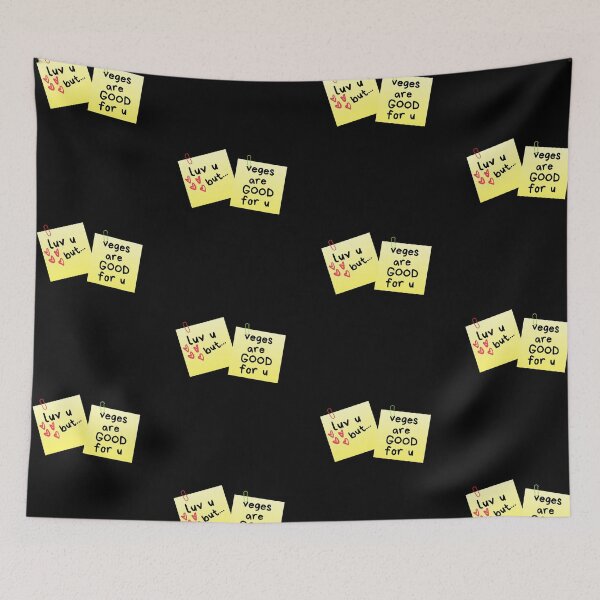 Item preview, I Love U But...Veges Are Good For U Sticky Memo designed and sold by leBoosh-Designs.