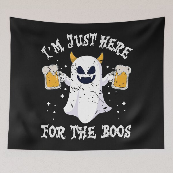 Item preview, Funny Ghost Beer Drinking Gift Spooky Halloween  designed and sold by AntonetteSimo.