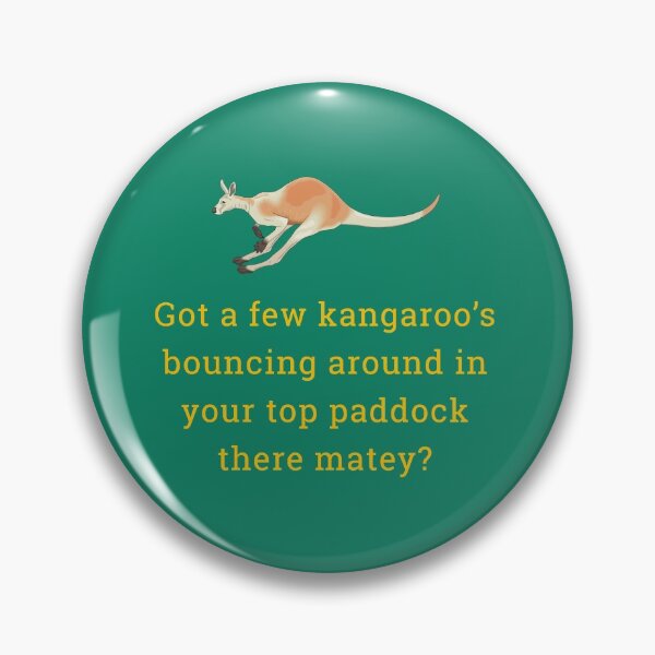 Item preview, Kangaroos in Top Paddock designed and sold by JenGo Creative.