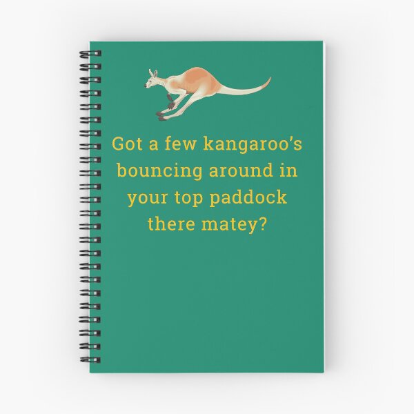 Item preview, Kangaroos in Top Paddock designed and sold by JenGo Creative.