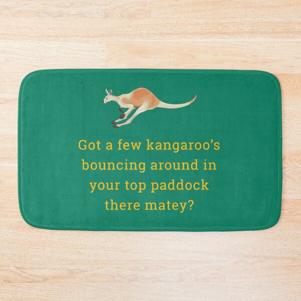 Item preview, Kangaroos in Top Paddock designed and sold by JenGo Creative.
