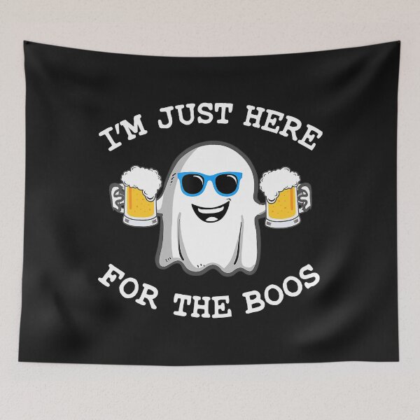 Item preview, Funny Halloween T Shirt I'm just here for the boos costume gift designed and sold by AntonetteSimo.