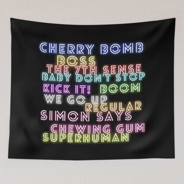 Item preview, nct title simon says, cherry bomb, kick it, boss designed and sold by arorar.