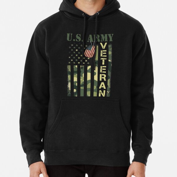 Military Hoodies Sweatshirts, Army Veteran Hoodie Men