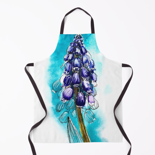 Item preview, muscari flower watercolor illustration designed and sold by DaryaGeft.