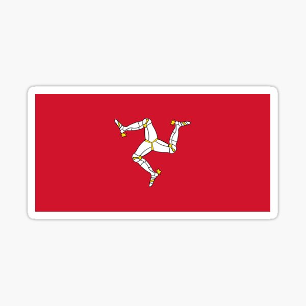 Flag of the Isle of Man Sticker