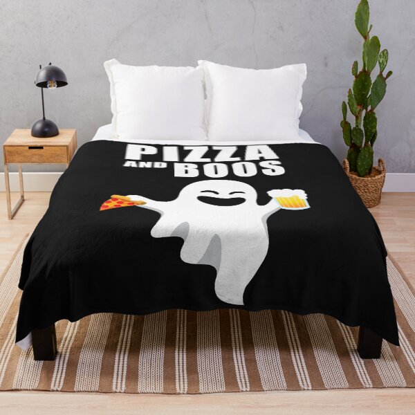 Item preview, Halloween Ghost Shirt Beer Drinking Costume Pizza And Boos designed and sold by AntonetteSimo.