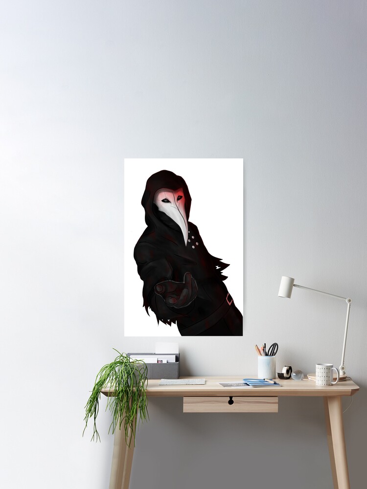 SCP 049' Poster, picture, metal print, paint by Soos