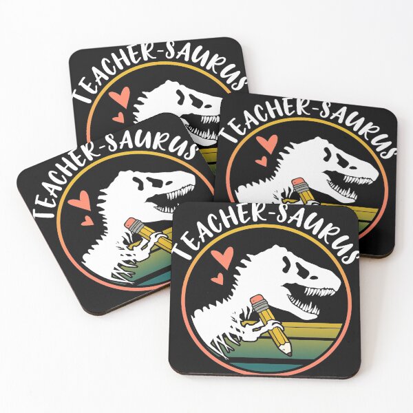 Item preview, Teacher-saurus Funny Dinosaur Teacher design T-Rex design print designed and sold by Lisbob.