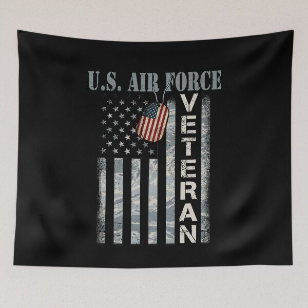 Item preview, US Air Force Proud Veteran American Flag Camo USAF Funny Veterans Day, 4th Of July  designed and sold by Simeon	 Dorelus.