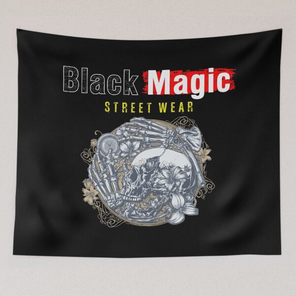 Item preview, Black Magic Street Wear Skull Playing With Time Magick designed and sold by darknessjeff86.