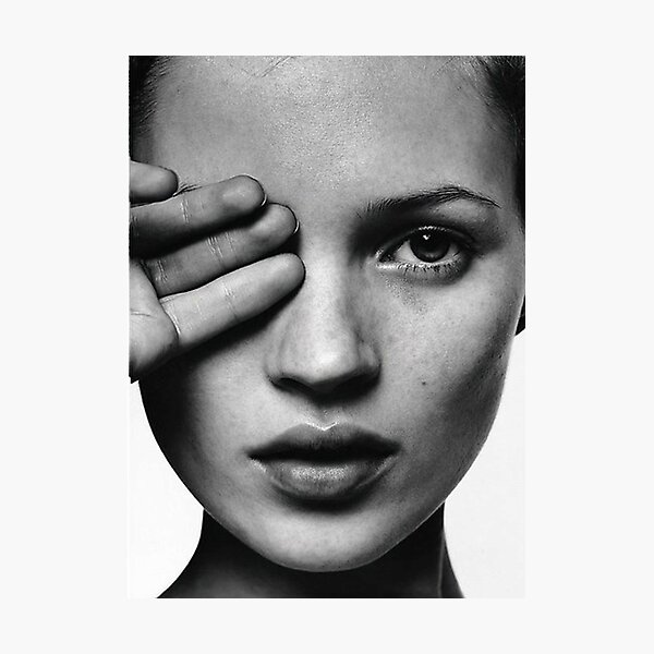 Item preview, Kate Moss fashion print Scandinavian poster -  designed and sold by darikota kudusoi.