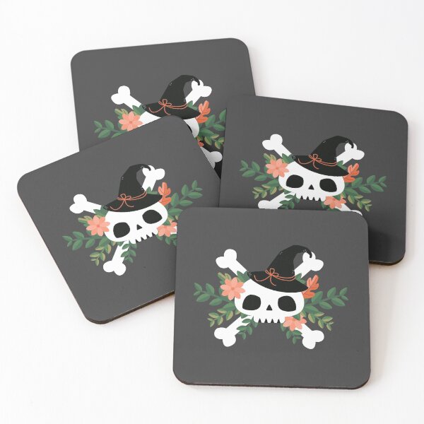 Item preview, Cute Autumn Witch Skull designed and sold by ketrena.