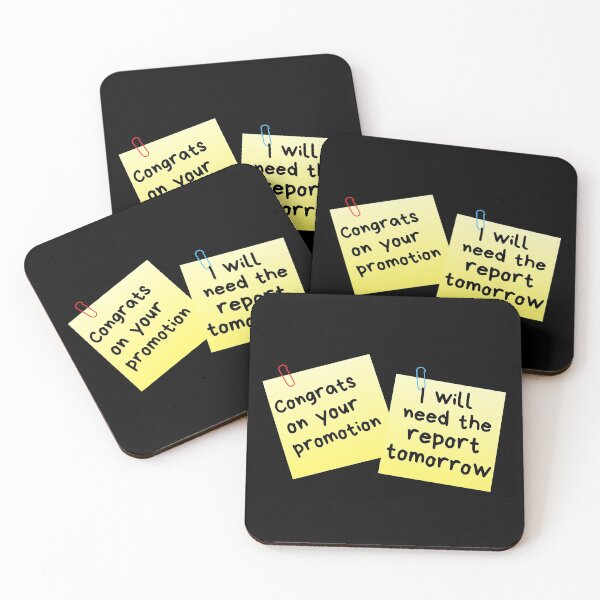 Item preview, Congrats On Your Promotion...I Will Need The Report Tomorrow Sticky Memo designed and sold by leBoosh-Designs.